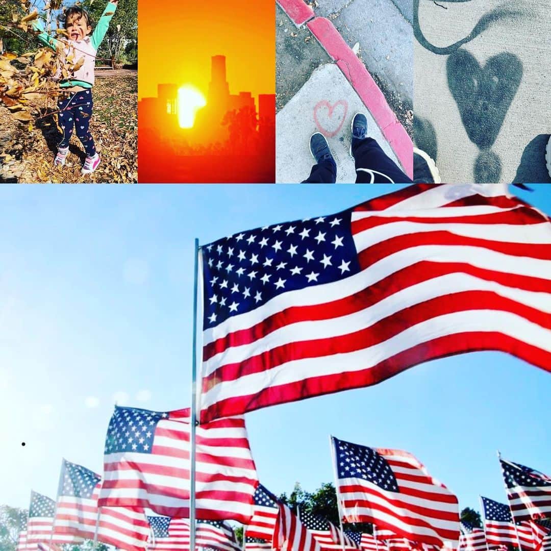 T・J・サインのインスタグラム：「Oh happy days ☀️ 🇺🇸 😃. Sending enormous hugs to all of you. Every single one!」