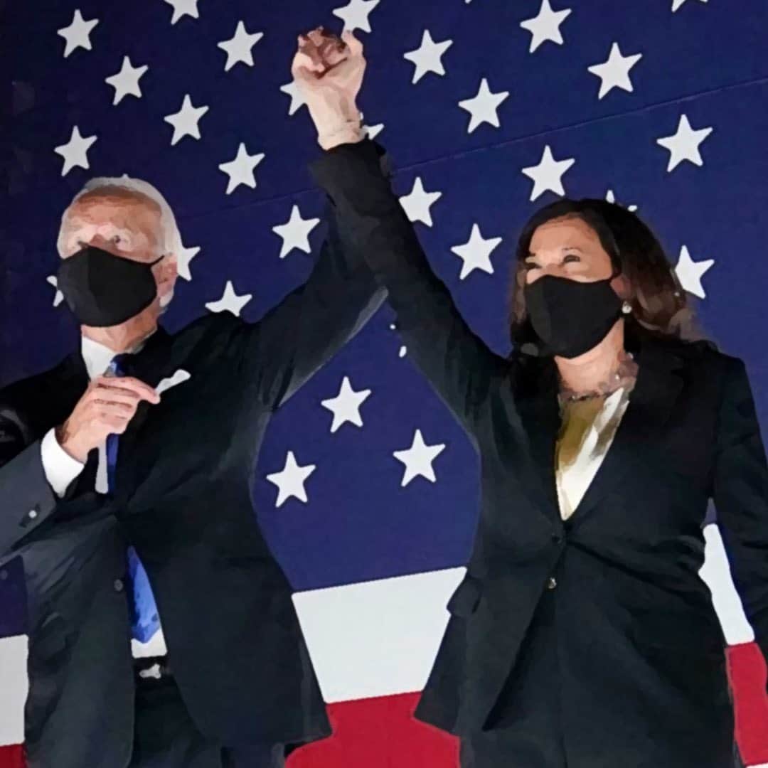 ジェニファー・ハドソンのインスタグラム：「Today I am hopeful for great change and a positive reset. I am praying for @joebiden and @kamalaharris as they face the many challenges ahead. Thank you for spreading the mission of love and acceptance!」