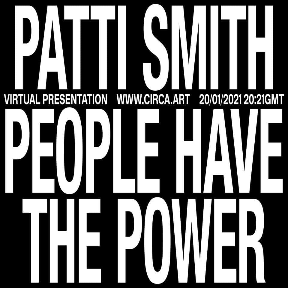 ガゴシアン・ギャラリーさんのインスタグラム写真 - (ガゴシアン・ギャラリーInstagram)「Join Patti Smith and her band for a special Inauguration Day performance at 8:21pm GMT. The 30-minute online event will include a performance of Smith’s anthem “People Have the Power.“ Presented by Circa, the event is part of Smith’s monthlong presentation "A New Year," in which she takes over the Piccadilly Lights advertising screen in London’s Piccadilly Circus for two and half minutes every day. Follow the link in our bio to watch on Circa's Youtube channel. __________ #PattiSmith #PiccadillyLights #Gagosian @circa.art @thisispattismith Photo: Daniel Adhami」1月21日 3時40分 - gagosian