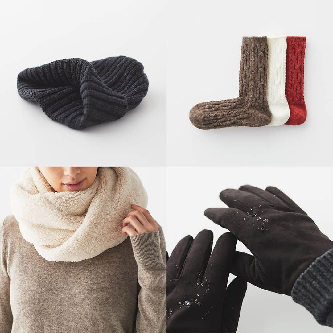無印良品さんのインスタグラム写真 - (無印良品Instagram)「【季節のおすすめ】ぬくもりを感じる、冬の小物 - この季節をあたたかく過ごせる小物を取り揃えました。 ウォーマーやワッチ、手袋や靴下など、冬の小物で寒い季節にぬくもりを感じてみませんか。 - #無印良品 #MUJI #冬小物 #手袋 #靴下 #ウォーマー #マフラー」1月21日 14時00分 - muji_global