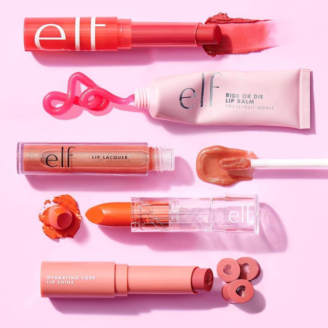 e.l.f.さんのインスタグラム写真 - (e.l.f.Instagram)「We'll take one of each please 😍  Products top to bottom:  ✨Sheer Slick Lipstick ✨Ride or Die Lip Balm ✨Lip Lacquer ✨SRSLY Satin Lipstick ✨Hydrating Core Lip Shine   Tap to shop these e.l.f.ing amazing lip products 🙌 #eyeslipsface #elfingamazing #elfcosmetics #crueltyfree #vegan」1月21日 6時54分 - elfcosmetics