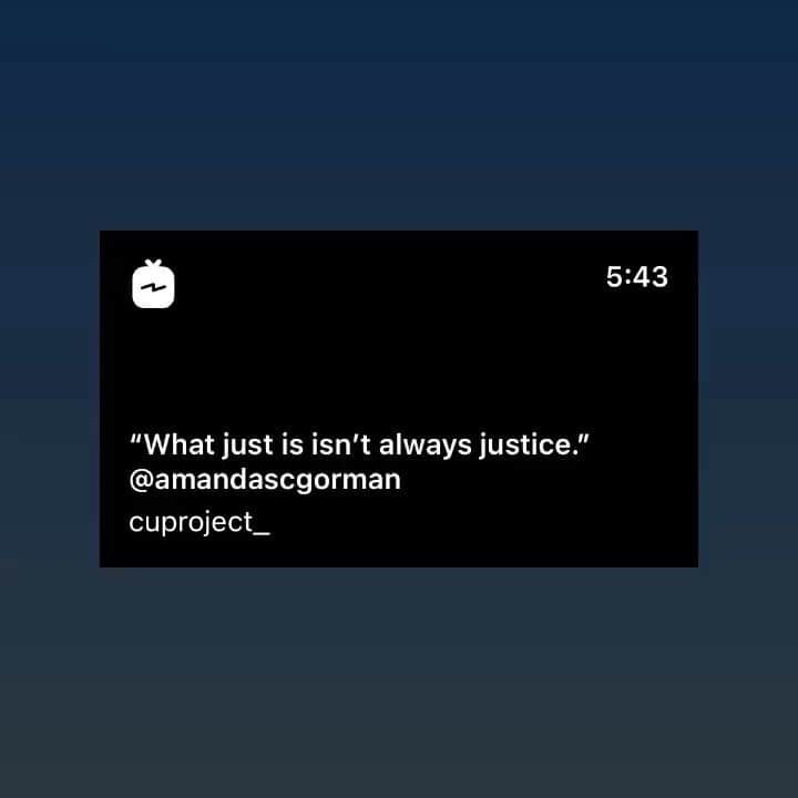 サラ・ラミレスのインスタグラム：「#AmandaGorman @amandascgorman just made this #InaugurationDay  #Inauguration2021  unforgettably elevated and solidifies our collective commitment to move forward with purpose and courage to BE the 💡💫. I don’t know about y’all. But I’m ALL IN. ♥️  Video reposted from @cuproject_ , check their account for Amanda’s beautiful and powerful poem “The Hill We Climb” in its entirety. Apologies as there is no cc at this time.」