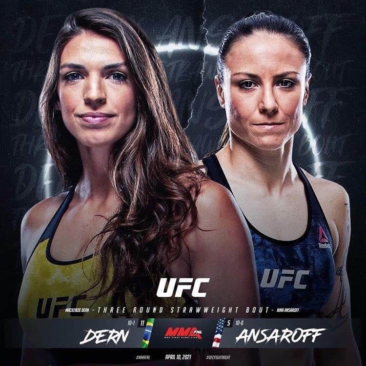 マッケンジー・ダーンのインスタグラム：「April 10th! Counting down the days to be back in the cage 🙏🏼👊🏼💪🏼 • • Dia 10 de Abril o próximo objetivo! Contagem regressiva para eu estar de volta no octogono!! 🙏🏼💪🏼👊🏼 • • @ufc」