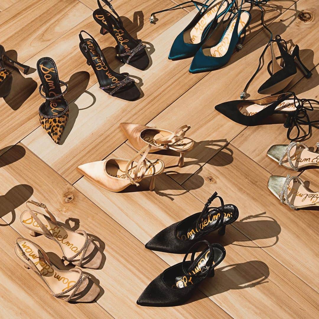 サムエデルマンのインスタグラム：「Heels that give us happy feet  Tap to shop your favorite   #SamEdelman」