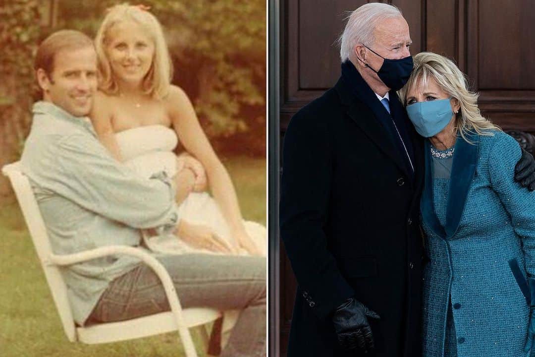 People Magazineさんのインスタグラム写真 - (People MagazineInstagram)「Before becoming President and First Lady of the United States, Joe and Jill Biden always prided themselves on their close and loving relationship. ❤️ Together, the pair has weathered tragedy, scrutiny and decades on the campaign trail, without ever losing faith in each other. 🙌 Tap the bio link for their full enduring love story. 📷: Dr. Jill Biden/Instagram; Alex Brandon-Pool/Getty」1月21日 10時29分 - people