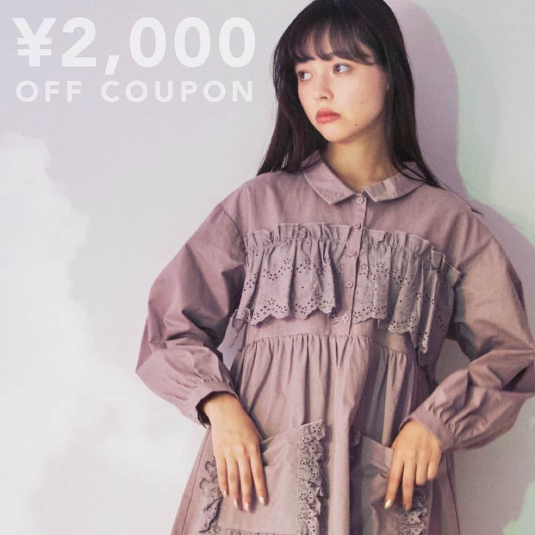 のインスタグラム：「【　￥2,000 OFF COUPON　】  本日 1/21 (thu) 12:00 ~ official web store RUNWAY channel にて、 ㅤㅤㅤㅤㅤㅤㅤㅤㅤㅤㅤㅤㅤ 5日間限定！ ￥2,000 OFF COUPON 配布中 ♥ coupon cord【RC_0121】  さらに…！ ● 新作item point 10倍＆送料無料！ ● 予約item 10% OFF＆point 10倍＆送料無料！ ● MAX 90％ OFF winter SALE 開催中！  topのURLから⇨ @merryjenny_instagram ぜひcheckして下さいね♡  #merryjenny #メリージェニー #2020aw #winter #surrealisme」