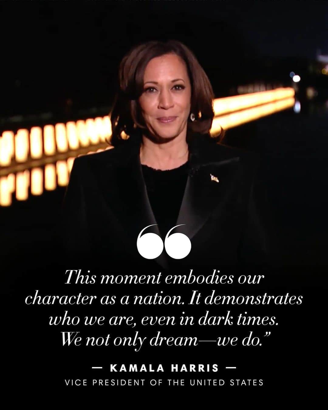 Harper's BAZAARさんのインスタグラム写真 - (Harper's BAZAARInstagram)「#KamalaHarris’s first official speech as the Vice President of the United States was a moment to remember. The newly-inaugurated @VP made an appearance during CNN’s celebration concert and discussed what today’s inauguration means and represents for the United States, especially amid a tumultuous start of the new year. “We not only see what has been. We see what can be. We shoot for the moon. And then we plant our flag on it,” said Harris. “We are bold, fearless, and ambitious. We are undaunted in our belief that we shall overcome. That we will rise up.” Watch Harris’s full address to the nation at the link in our bio.」1月21日 12時57分 - harpersbazaarus