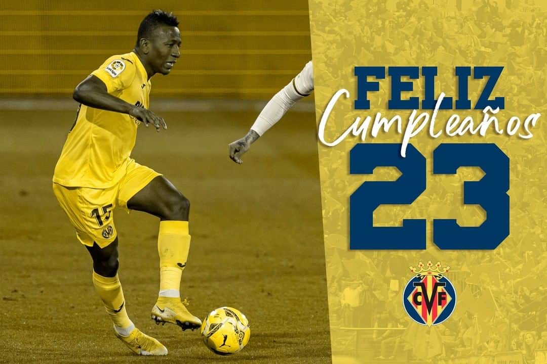 ビジャレアルCFのインスタグラム：「¡Muchas felicidades para el defensa groguet @pervisestupinan_oficial en su 2️⃣3️⃣ cumpleaños 🥳🎂! . A very happy birthday for Yellows defender @pervisestupinan_oficial, who is 2️⃣3️⃣ today 🥳🎂! . #Villarreal #futbol #football #soccer #laliga」