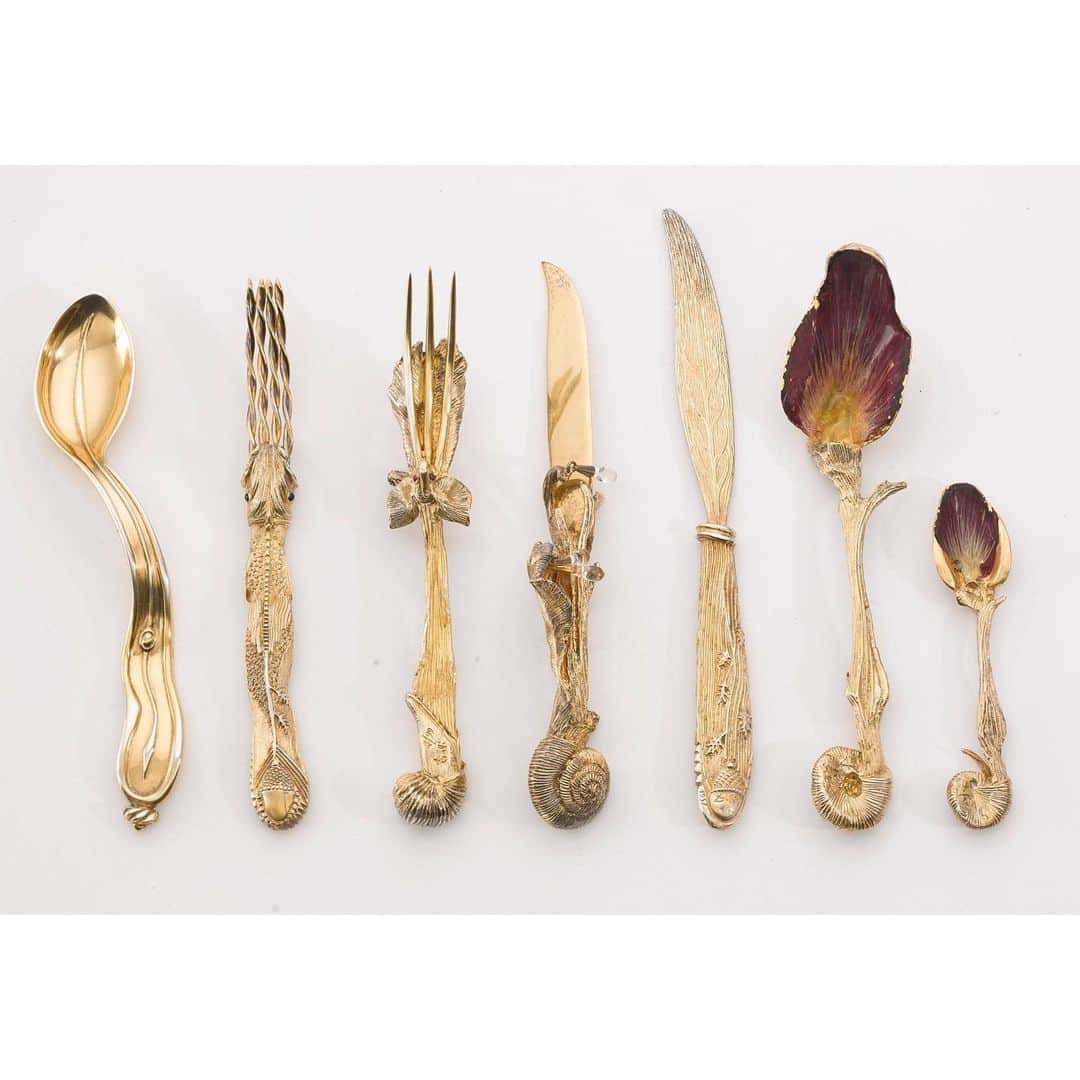 アダムのインスタグラム：「Ménagère (Cutlery Set). Salvador Dalí, 1957」