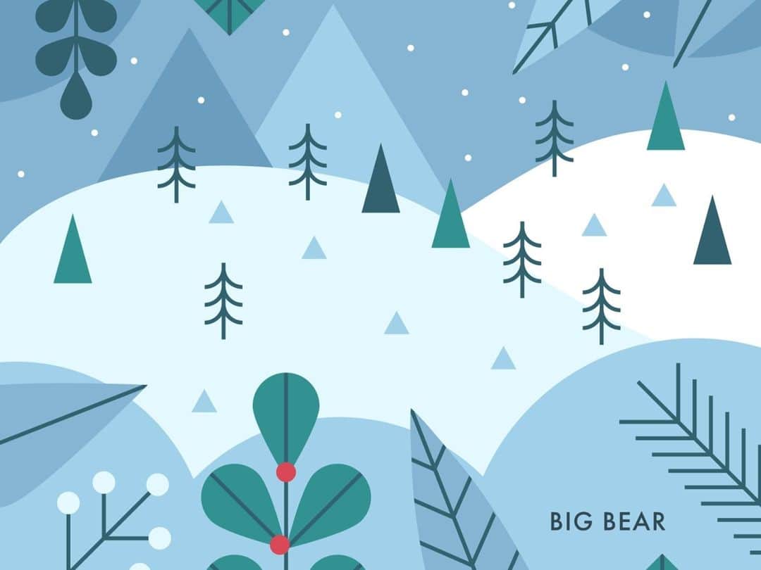 Dribbbleさんのインスタグラム写真 - (DribbbleInstagram)「Big Bear by Sara Nicely ⠀ ⠀ #dribbble #design #bigbear #winter #illustration #graphicdesign #vector」1月21日 16時17分 - dribbble