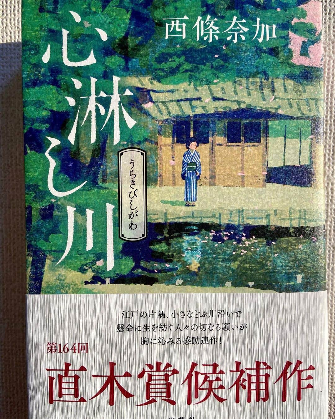 宮村ななこさんのインスタグラム写真 - (宮村ななこInstagram)「心淋し川　#photography #photo #bookstagram #booklover #心淋し川 #西條奈加」1月21日 16時25分 - miyamuchan_001