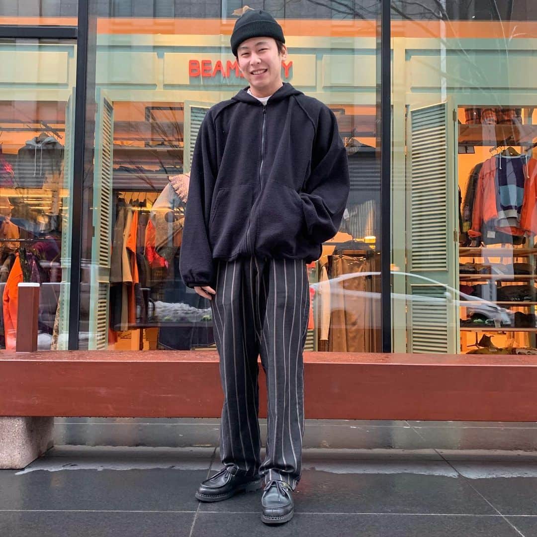 のインスタグラム：「STAFF STYLING  #beams #beams金沢 #kanazawa #ishikawa #japan #mensfashion #mensstreetstyle #menscasual #staffstyling #ビームス #ビームス金沢 #金沢 #石川県 #日本 #メンズファッション #メンズストリートファッション #メンズストリートスタイル #メンズカジュアル #スタッフスタイリング」