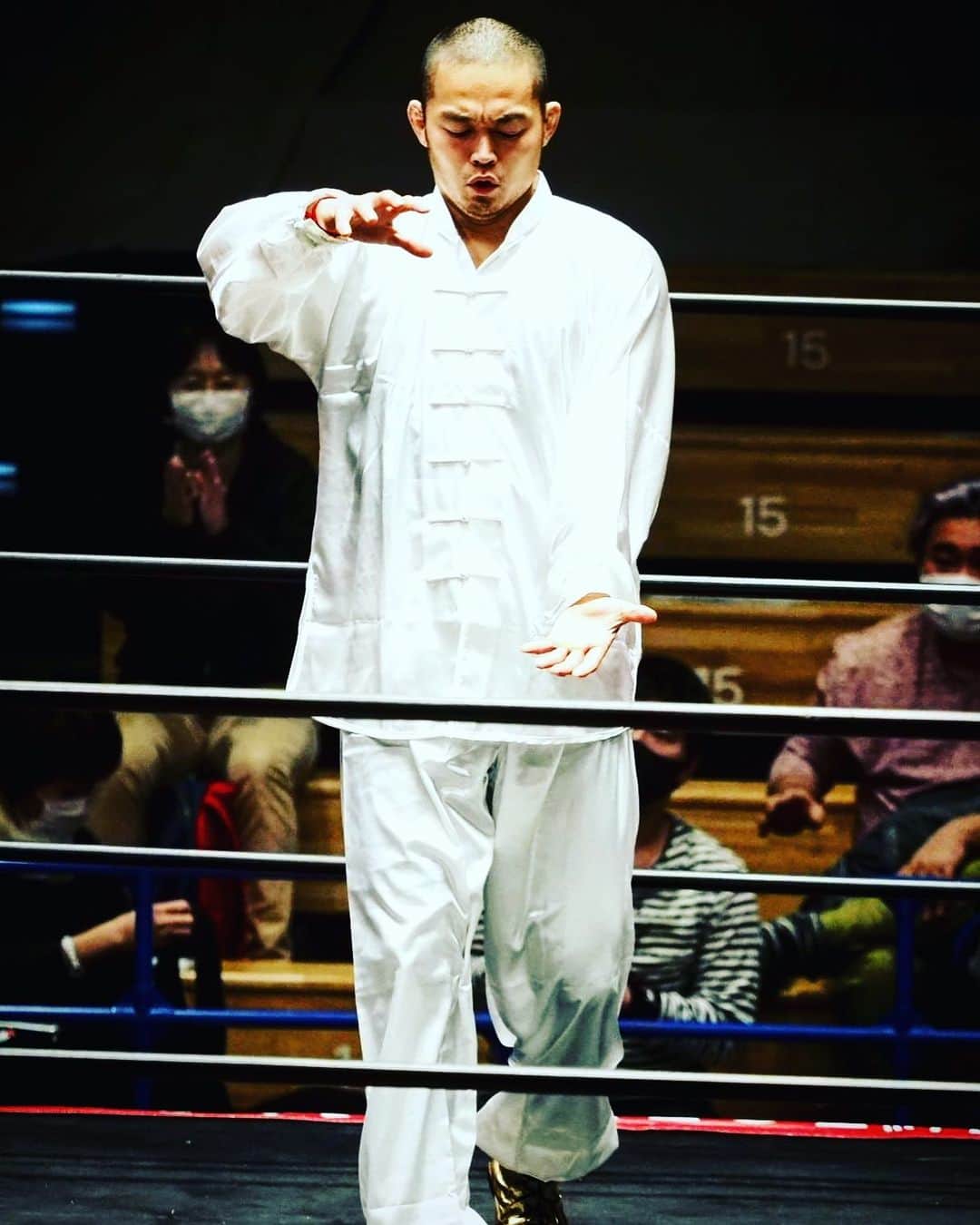 福田洋のインスタグラム：「From Mr. Perfect to Master Asia.🇯🇵🇨🇳🇮🇳  今日からマスターアジアと呼んでください。 すこし訛ってマスターエイジア、と呼んでも良いでしょう。  #basara_pw #masterasia #東方不敗」