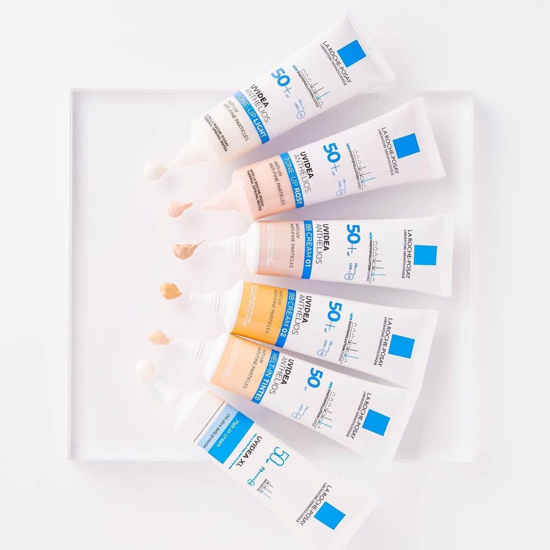 LA ROCHE-POSAY JAPAN ラロッシュポゼのインスタグラム：「＼冬の紫外線対策にUVイデアシリーズ／ . 冬の紫外線対策していますか☀️？ ついつい忘れてしまうこの時期の紫外線対策… 普段のメイクにUVイデア シリーズを取り入れて、紫外線対策をしてみませんか？ 各商品で2色展開しており、皆さまのお肌に合ったものをお選びいただけます！ 詳細は、商品ボタンからチェックしてくださいね🌱 . . ⚪︎BBクリーム 1本で日やけ止めはもちろん、シミ・色むらなど肌の気になる部分もしっかりカバーするBBクリーム✨ ライト▶︎透明感のある仕上がり。肌色が、色白で明るい、ピンク系統の方に。 ナチュラル▶︎健康的で自然な仕上がり。黄色肌の系統の方に。 . ⚪︎UVイデア トーンアップ  トーンアップ＋日やけ止め＋化粧下地の1本3役の便利アイテム。SPF50+・PA++++でしみ、しわ、たるみの原因となるロングUVAも防ぎます。 トーンアップ ホワイト▶︎肌色をワントーンアップし、肌悩みをカバー。 トーンアップ ローズ▶︎素肌のような透明感を演出。 . ⚪︎UVイデア XL しっとり乳液タイプの日やけ止め＋化粧下地。メイク落とし不要で普通の洗顔料で落とせます！ UVイデア XL▶︎無色で、どんなベースとも相性がよく、合わせやすい。 UVイデア XL ティント▶︎ピンクベージュの色で、肌の色ムラをナチュラルにカバー。 . 皆さんはどのUVイデアシリーズがお気に入りですか？ コメントでぜひ教えてくださいね✨ UV イデア XL プロテクショントーンアップ ローズ 30mL 3,740円(税込） UVイデア XL プロテクショントーンアップ 30mL 3,740円 (税込) UVイデア XL プロテクションBB ライト 30mL 3,740円（税込） UVイデア XL プロテクションBB ナチュラル 30mL 3,740円（税込） UVイデア XL  30g  3,740円（税込） UVイデア XL ティント 30g  3,740円（税込）  #ラロッシュポゼ #larocheposay #BBクリーム #置き画 #化粧下地 #トーンアップUV #トーンアップUV派 #乾燥肌 #敏感肌 #敏感肌対策 #スキンケア #低刺激 #敏感肌コスメ #透明感 #化粧下地 #シミ対策 #紫外線対策 #コスメマニア #コスメ購入品 #おすすめコスメ #ツヤ肌メイク #ツヤ肌 #コスメレビュー #スキンケアマニア #冬コスメ #冬メイク #コスメレビュー #デイリースキンケア」