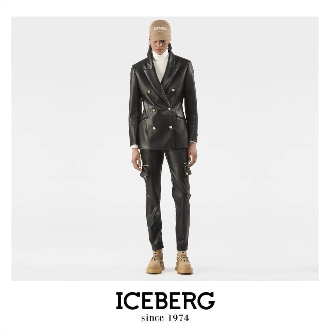 アイスバーグのインスタグラム：「Introducing the #FW21 #Iceberg 1974 collection by @jameslonglondon # MFW @cameramoda @balboablonde @melanieengel」