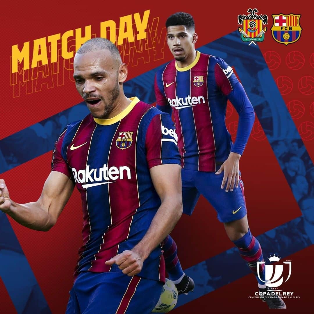 FCバルセロナさんのインスタグラム写真 - (FCバルセロナInstagram)「🔥 MATCHDAY ⚽️ #CornellàBarça 🏟 Nou Municipal de Cornellà 🏆 Spanish Cup ⏰ 9pm CET」1月21日 18時30分 - fcbarcelona