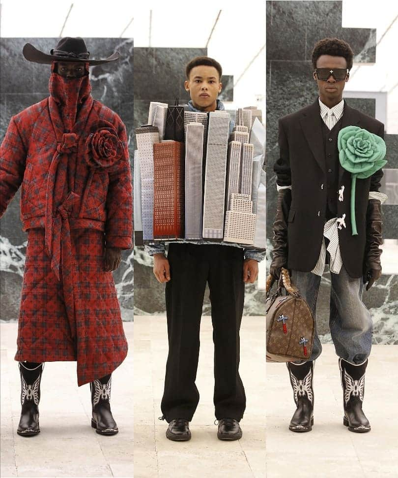 ZOO Magazineさんのインスタグラム写真 - (ZOO MagazineInstagram)「Louis Vuitton FW21:  With their new menswear collection for FW21, @louisvuitton investigates archetypes and how we associate a certain uniform to certain characters. This is an unconscious bias instilled in us by archaic norms of society. Artistic Director @virgilabloh seeks to change these preconceptions, using the existing codes yet changing their values and meaning.   The collection is a reflection of the new normal. What did it use to look like and how does it look like today?  The collection showcases new takes on classics, elevating them and re-interpreting them for a contemporary context. Some of the visual highlights were the two looks reminiscent of the big cities, Paris and New York.  With a beautiful mise-en-scène, the multi-dimensional fashion film featured a performance by MosDef.  #louisvuitton #fw21 #pfw #virgilabloh #mosdef #menswear」1月22日 0時44分 - zoomagazine