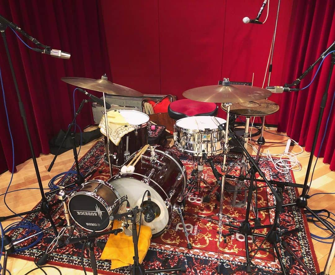 ジェットセイヤさんのインスタグラム写真 - (ジェットセイヤInstagram)「2021.1.21 REC🥁 #gogovanillas #jettseiya #gretsch #ludwig #meinel #zildjian sound making by @kensukesatodrummer」1月21日 19時57分 - jett_seiya_lvasp