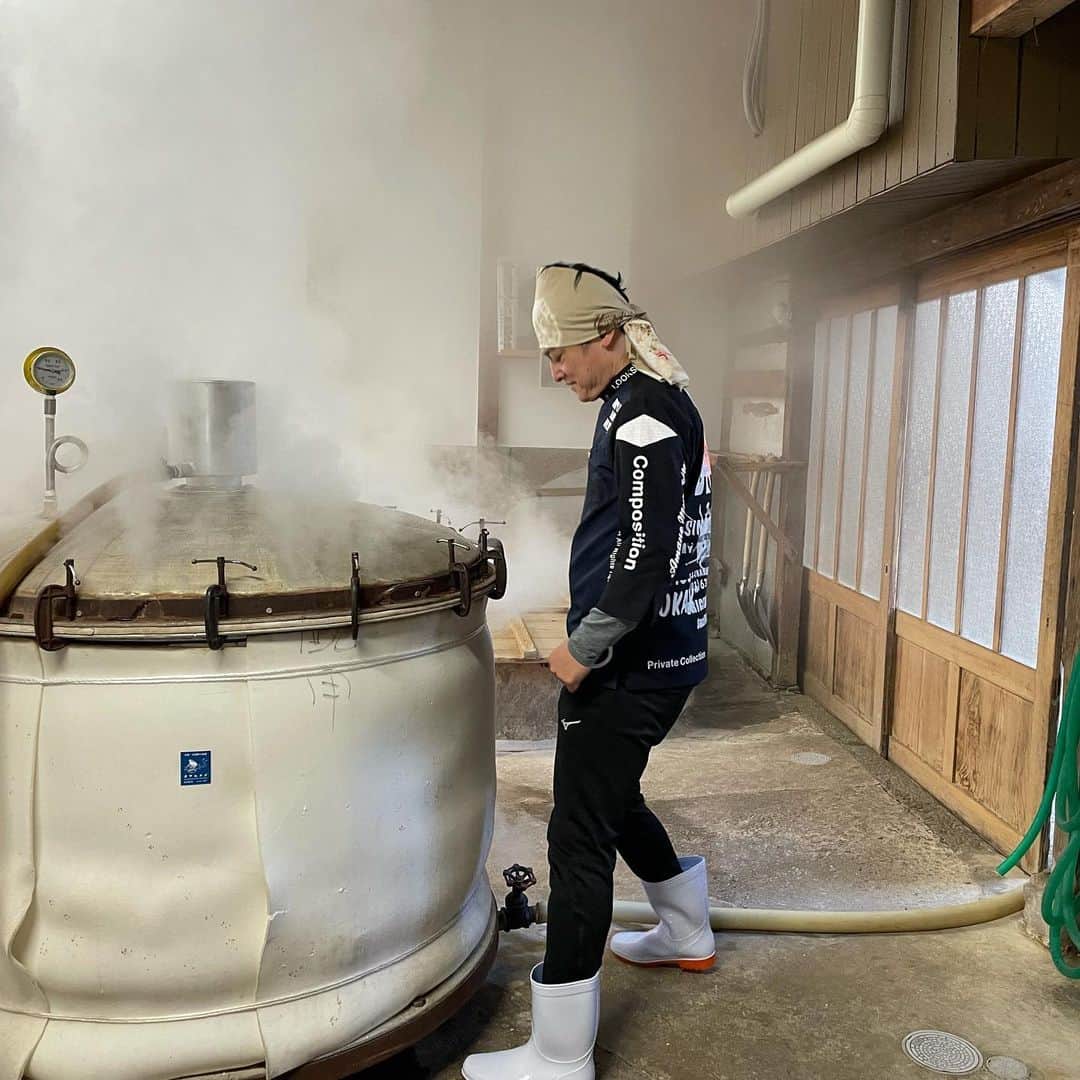 宮田麺児さんのインスタグラム写真 - (宮田麺児Instagram)「日本酒　仕込み　始まりました。」1月21日 21時33分 - miyatamenji