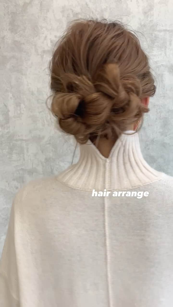 中西結梨花のインスタグラム：「大人ヘアセット💖」