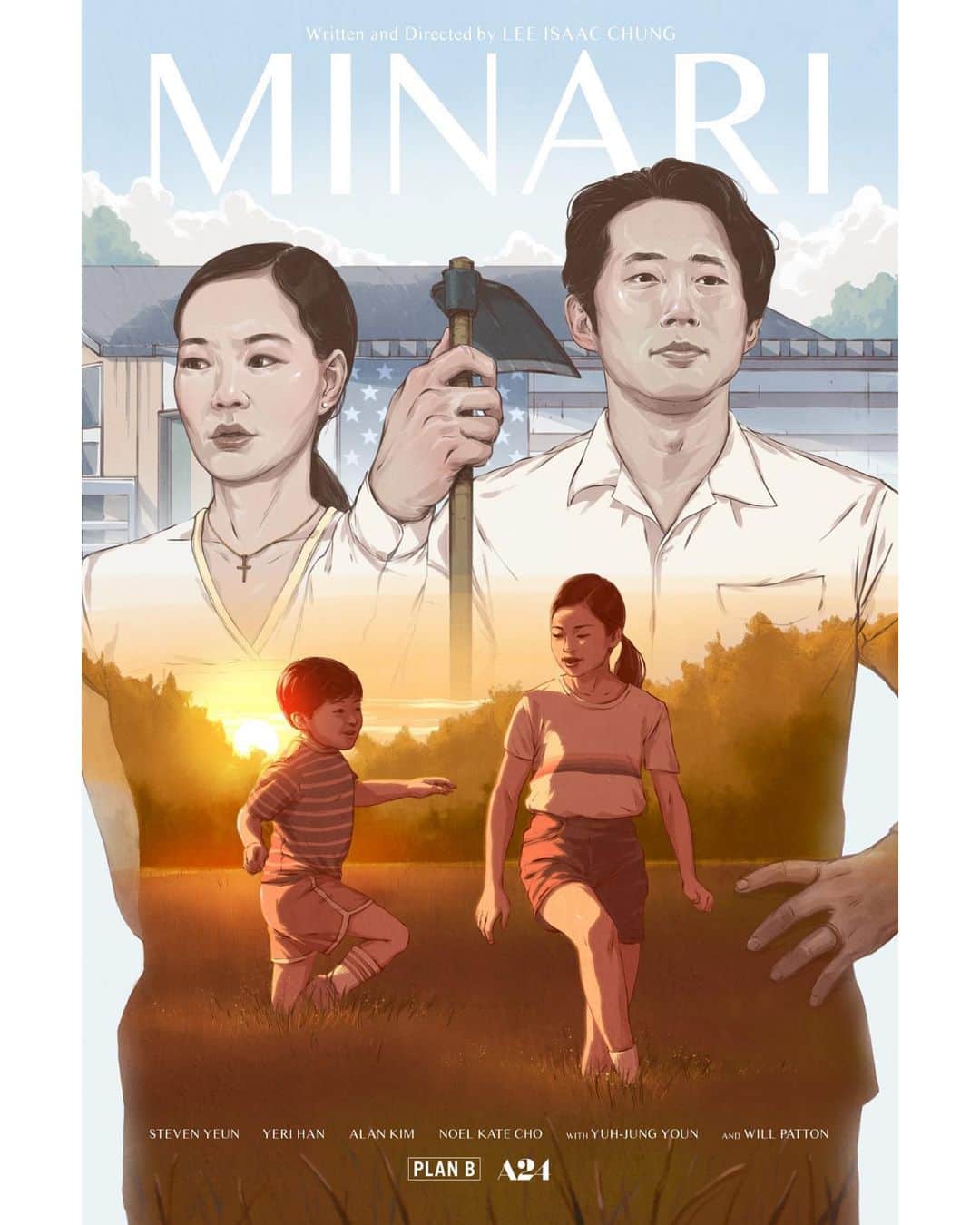 呉建豪のインスタグラム：「“Minari Minari ~ Wonderful Wonderful”  Beautifully shot heart felt story. Each character in this film leaves you overwhelmed with warmth and sadness lingering, yet filled with charismatic charm. Was truly moved with every cast member in the film. Great job all around, Congratulations @steveyeun and to everyone involved~Bravo @minarimovie definitely has all the right ingredients #oscarworthy ✨」