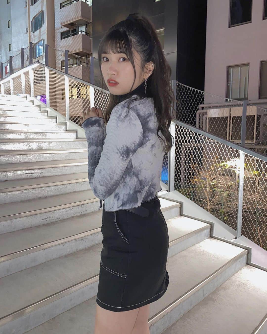 西萌葉のインスタグラム：「#もぱこーで 🌫 ㅤㅤㅤ #outfit #style #dailylook #패션」