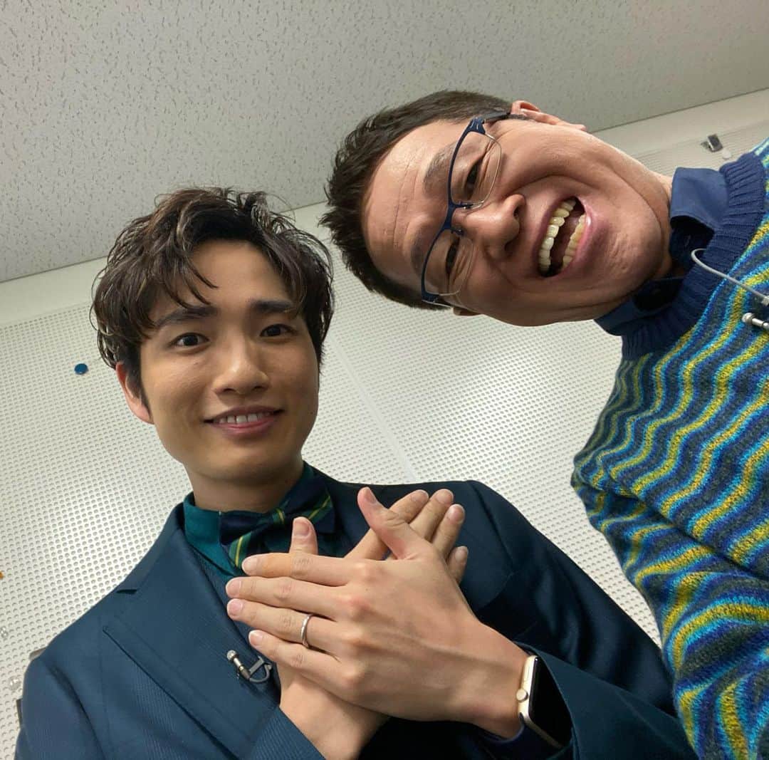 のインスタグラム：「しばらく洲崎くんとも会えなくなるなぁ😭ボクの留守中は、洲崎くんががんばりますから、皆さん見守ってあげてください！  #朝日放送テレビ  #おは朝   #ラニーノーズ  #洲崎貴郁」