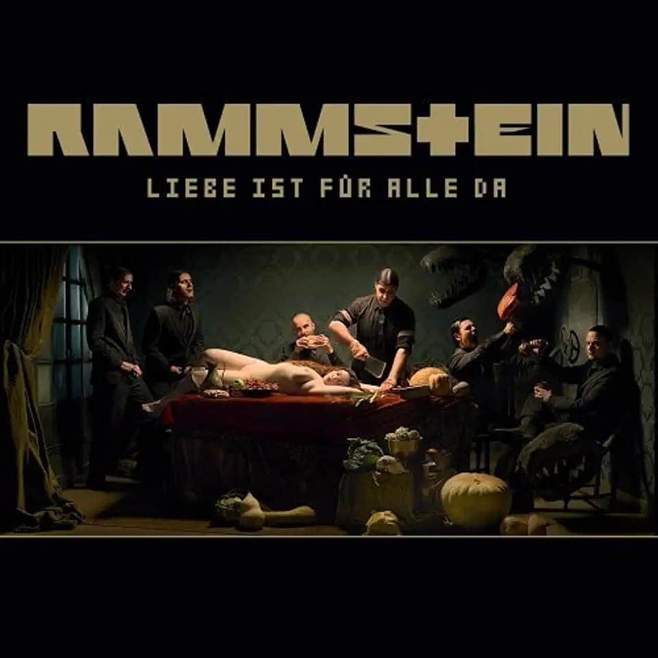のインスタグラム：「今日の一曲はRAMMSTEINで『Ich tu dir weh』です✨ アルバム「Liebe ist für alle da」に収録。 ドイツの人気バンド、ラムシュタイン、2009年リリースのアルバムからの一曲✨ 世界的活躍する多くのバンドが英語の歌詞のところ、ドイツ語で押し通していていいですね👍 独特の世界観で突っ走る、クセが強めのバンドですよ✨ (№504) #歌舞伎　#中村松江 #rammstein #ichtudirweh #liebeistfüralleda」