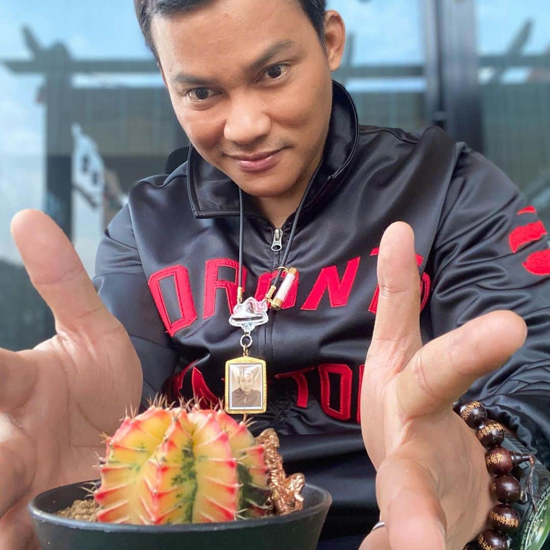 トニー・ジャーのインスタグラム：「Cactus😂😍」