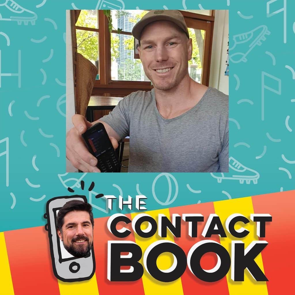 デビッド・ポーコックのインスタグラム：「Handed over my phone for The Contact Book podcast. Craig called my brother, primary school teacher and rugby coach, @kurtley_beale, Robbie Deans and others. Was great to chat to them all. Link in bio.」