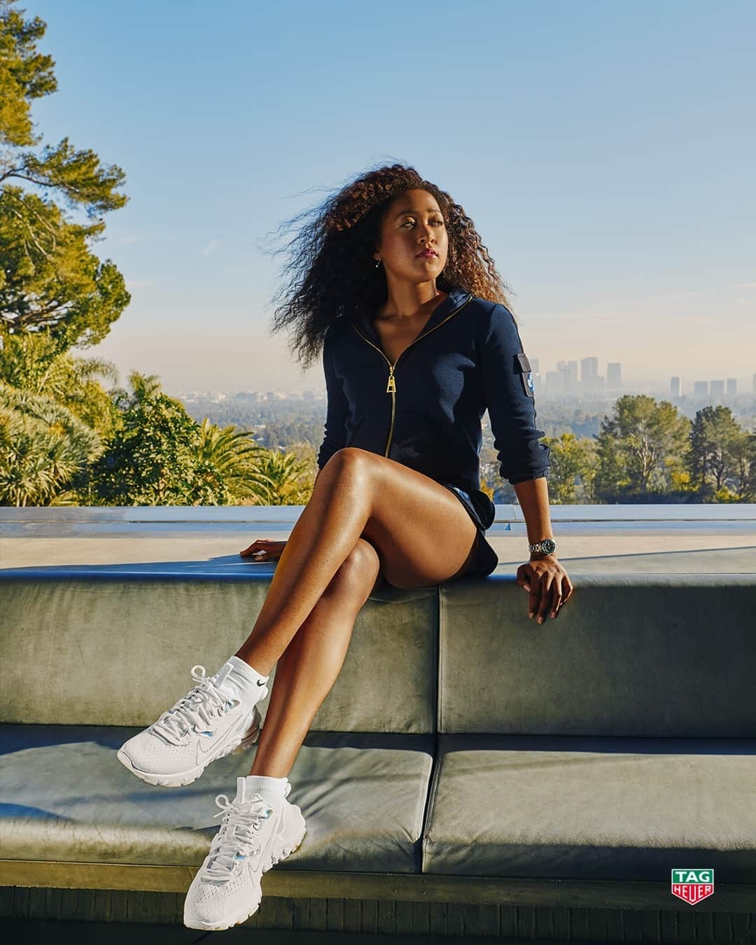 タグ・ホイヤーさんのインスタグラム写真 - (タグ・ホイヤーInstagram)「Lining up for the shot.   Beyond the tennis court, @NaomiOsaka is known for serving up bold, eye-catching looks, elevated here with the #TAGHeuerAquaracer Lady. With shared determination to push the limits, it’s the perfect match.  Discover more at the link in our bio.」1月22日 1時00分 - tagheuer