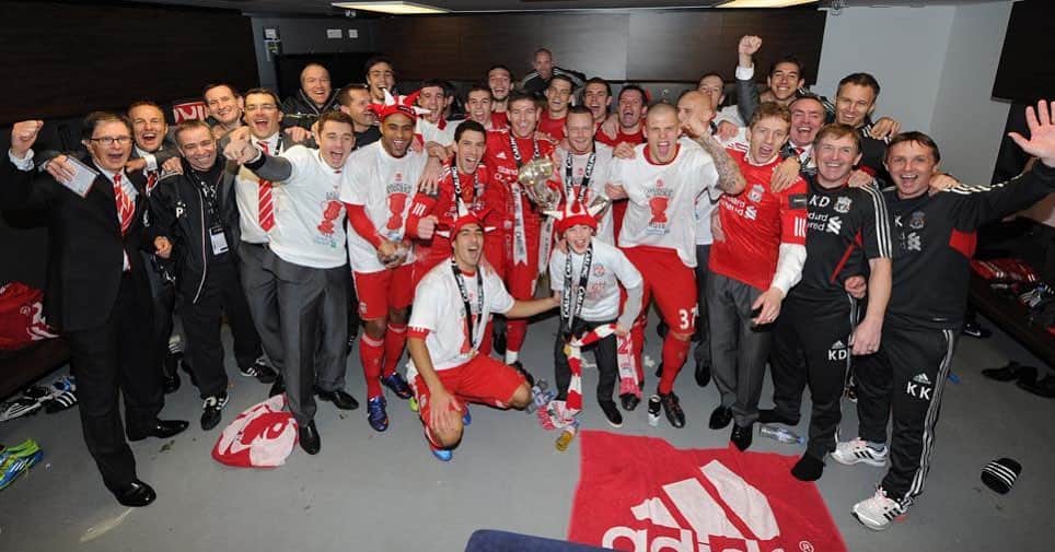 グレン・ジョンソンのインスタグラム：「Had some Great times with LFC. This being one of the highlights #reds #winners #ywna」