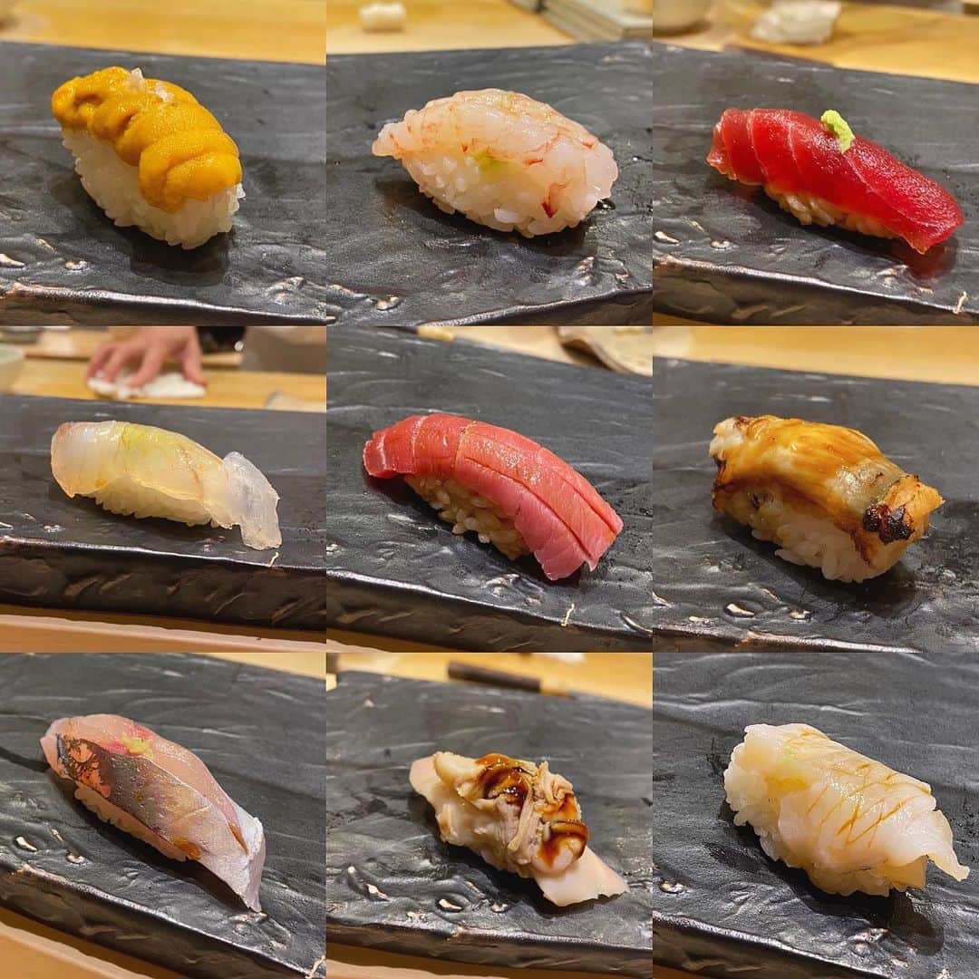 のインスタグラム：「今年は、美味しいものを沢山食べるって決めた❤️🍣 . ランチって最高じゃない？ ディナーで行くとお高いところにランチで行っちゃおうとしているよ♡ . 今回は六本木にあるお寿司屋さん『服部』さん🍣 . 最高なお寿司と最高な接客と最高な空間が味わえます。 このなんとも言えないしゃりの量が本当に職人技という感じでした🥺 . #ランチ #六本木ランチ #お寿司 #お寿司ランチ #🍣 #sushi」