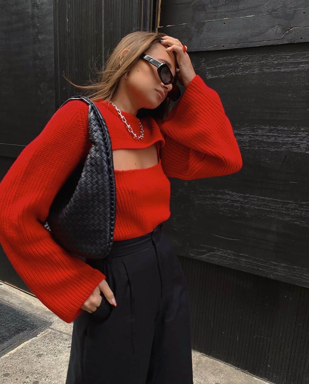 We Wore Whatのインスタグラム：「Making an effort to add more color into my wardrobe ❤️ it’s truly a mood booster」