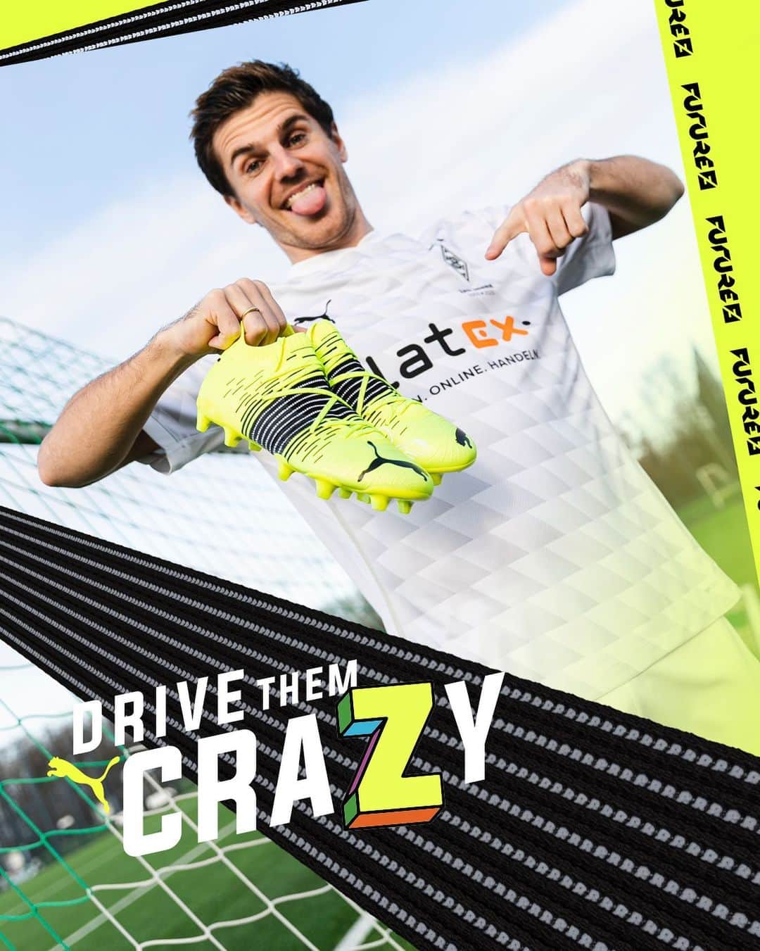 ヨナス・ホフマンのインスタグラム：「Drive them crazy, that‘s the spirit!  🙂🤪🔑  @pumafootball」
