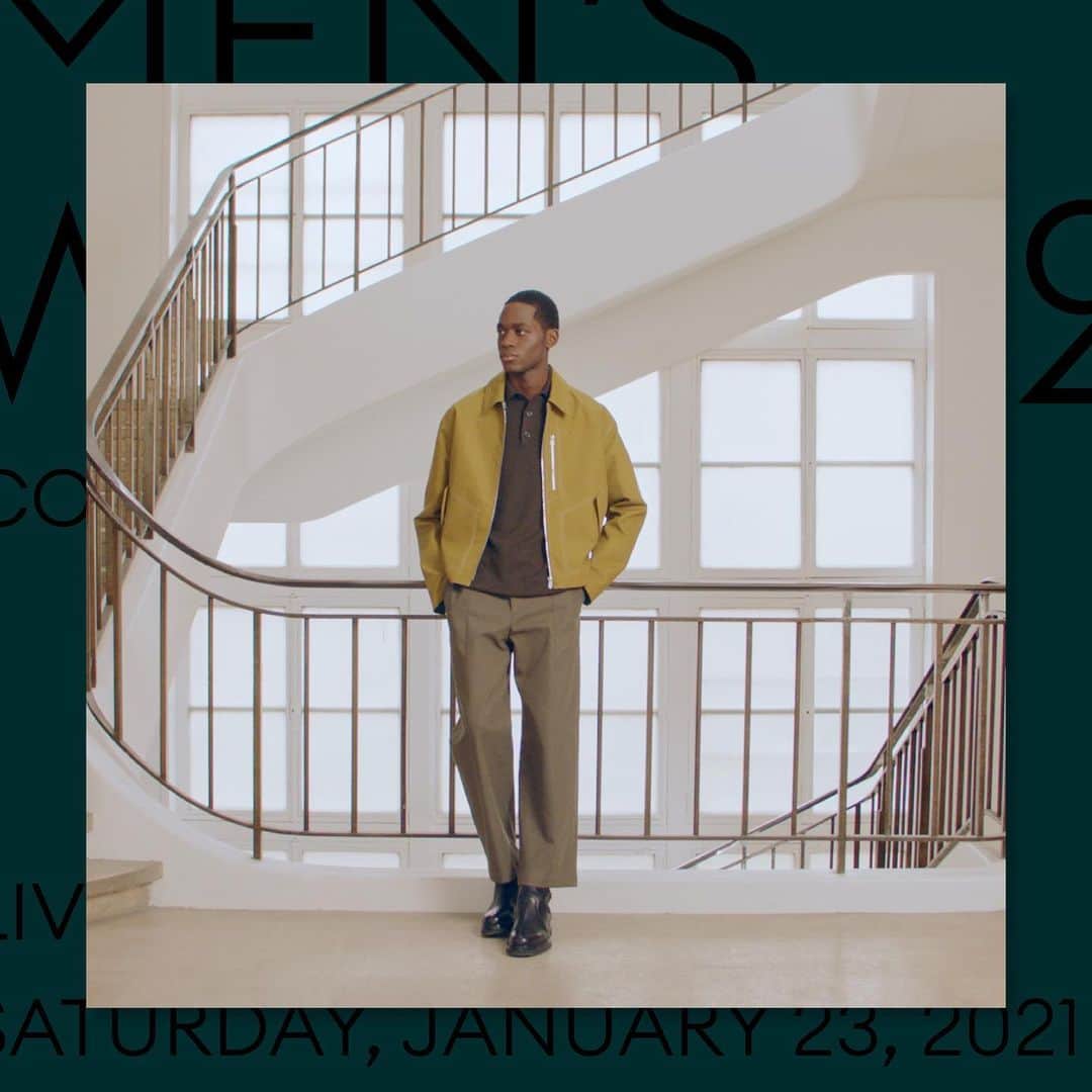 のインスタグラム：「Watch here Saturday Jan 23rd. 2pm Paris time.  #LiveShow #Winter2021  #SaturdayJanuary23 #2pmParisTime  #Hermes #HermesHomme」
