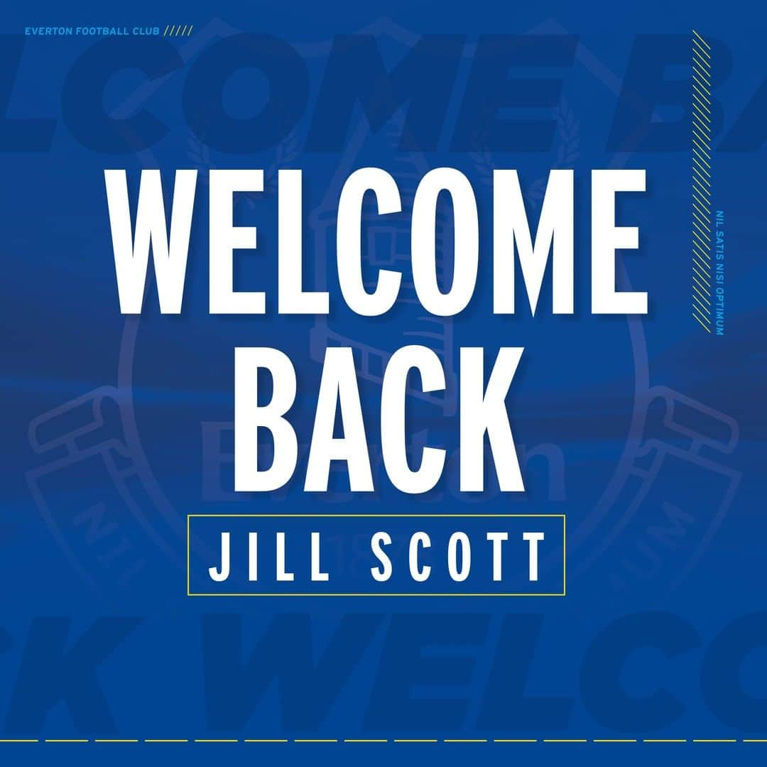 エヴァートンFCさんのインスタグラム写真 - (エヴァートンFCInstagram)「✍️ Welcome back to @evertonwomen, @jillscottjs8! UTT ✊ #EFC 🔵」1月22日 2時06分 - everton