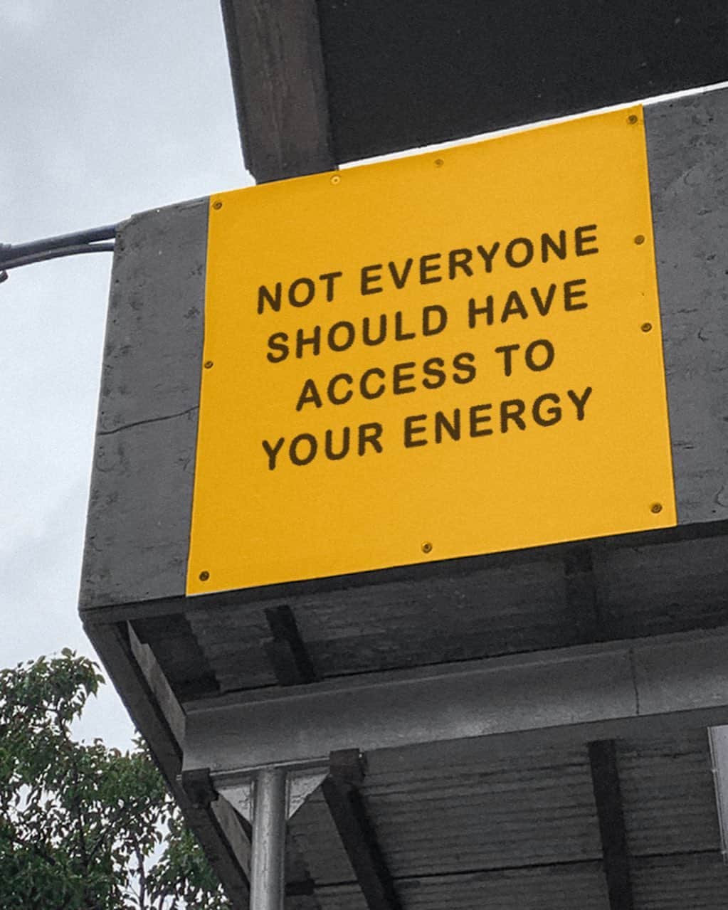 のインスタグラム：「Set boundaries for your energy ✋」