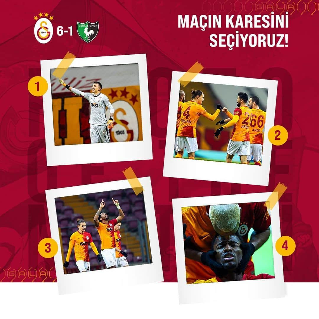 ガラタサライSKさんのインスタグラム写真 - (ガラタサライSKInstagram)「📸 #Galatasaray - Yukatel Denizlispor karşılaşmasının karesi sizce hangisi? ❓🤔  #GSvDNZ」1月22日 2時46分 - galatasaray