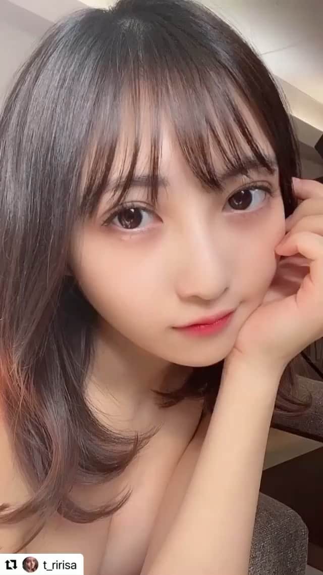 のインスタグラム：「@t_ririsa  ・・・ #フォロー #フォローミー #follow #followme  #自撮り #下着 #セクシー #水着 #ビキニ #グラビア #アイドル #美乳 #バストアップ #ビジョビ #粉我 #偶像 #셀카 #97년생 #portrait #selfie #selfiegirl #gravure #sexy #diet #boob #butt #lingerie#bikini #japanesegirl #me」
