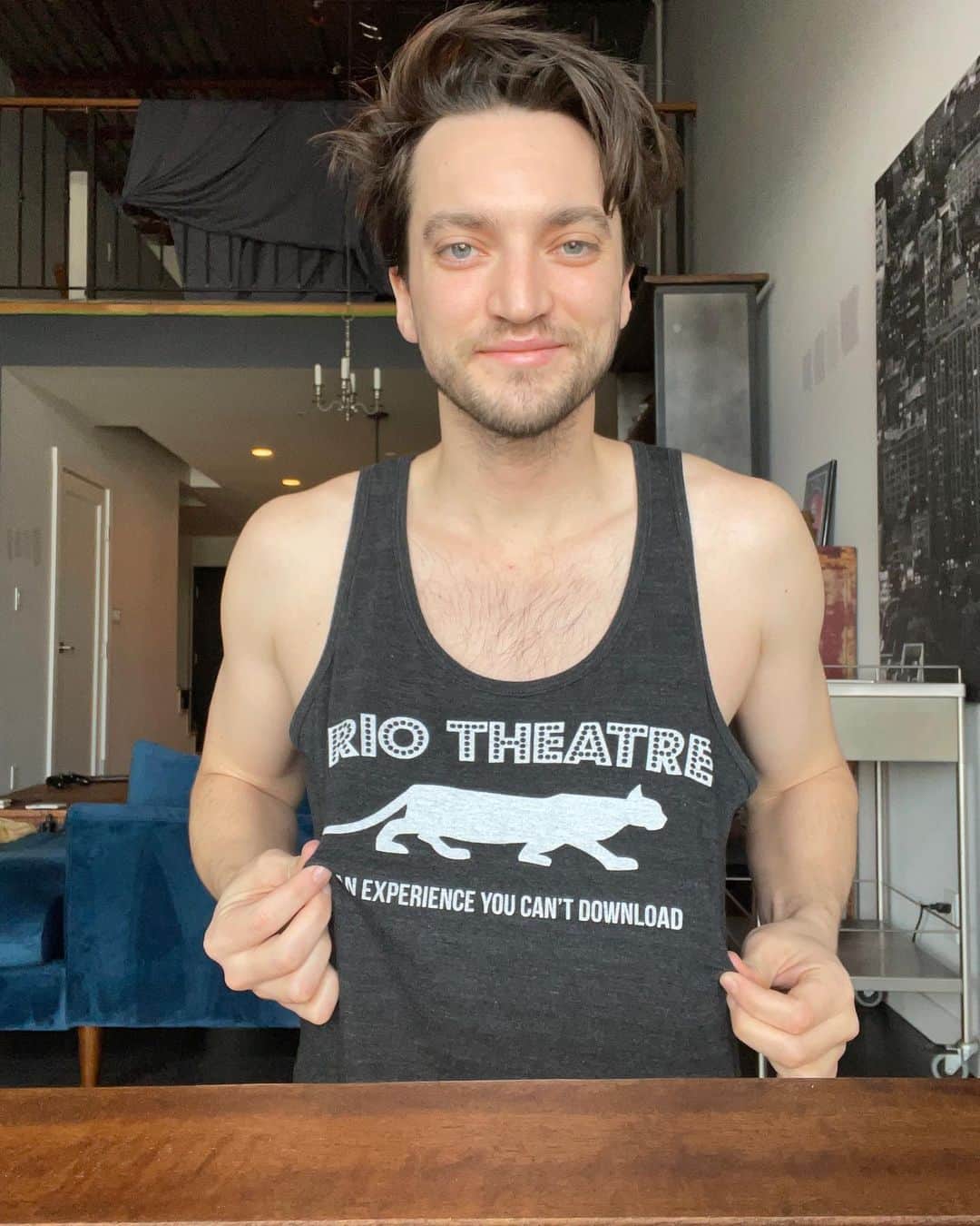 リチャード・ハーモンのインスタグラム：「2 of my favorite things are coming together!  @riotheatre and sports! Get over to the Rio for a grand sporting experience. Help sports get the arts back to where they belong.  #gobills」