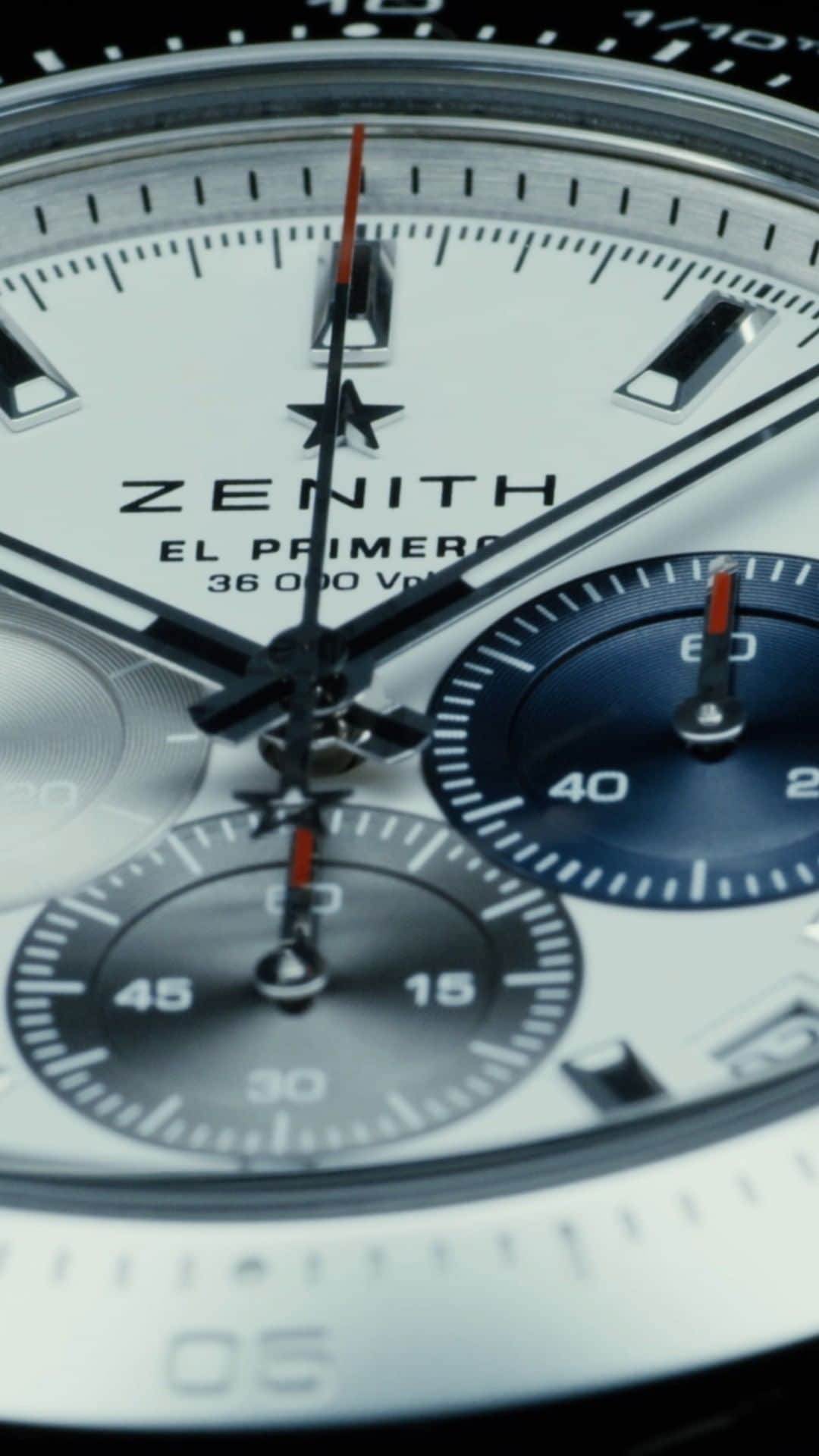 のインスタグラム：「Built for those always on the move towards achieving their dreams, making every instant count: Presenting the Chronomaster Sport, a steel chronograph featuring the next generation of the El Primero calibre that’s capable of measuring and displaying 1/10th of a second.」