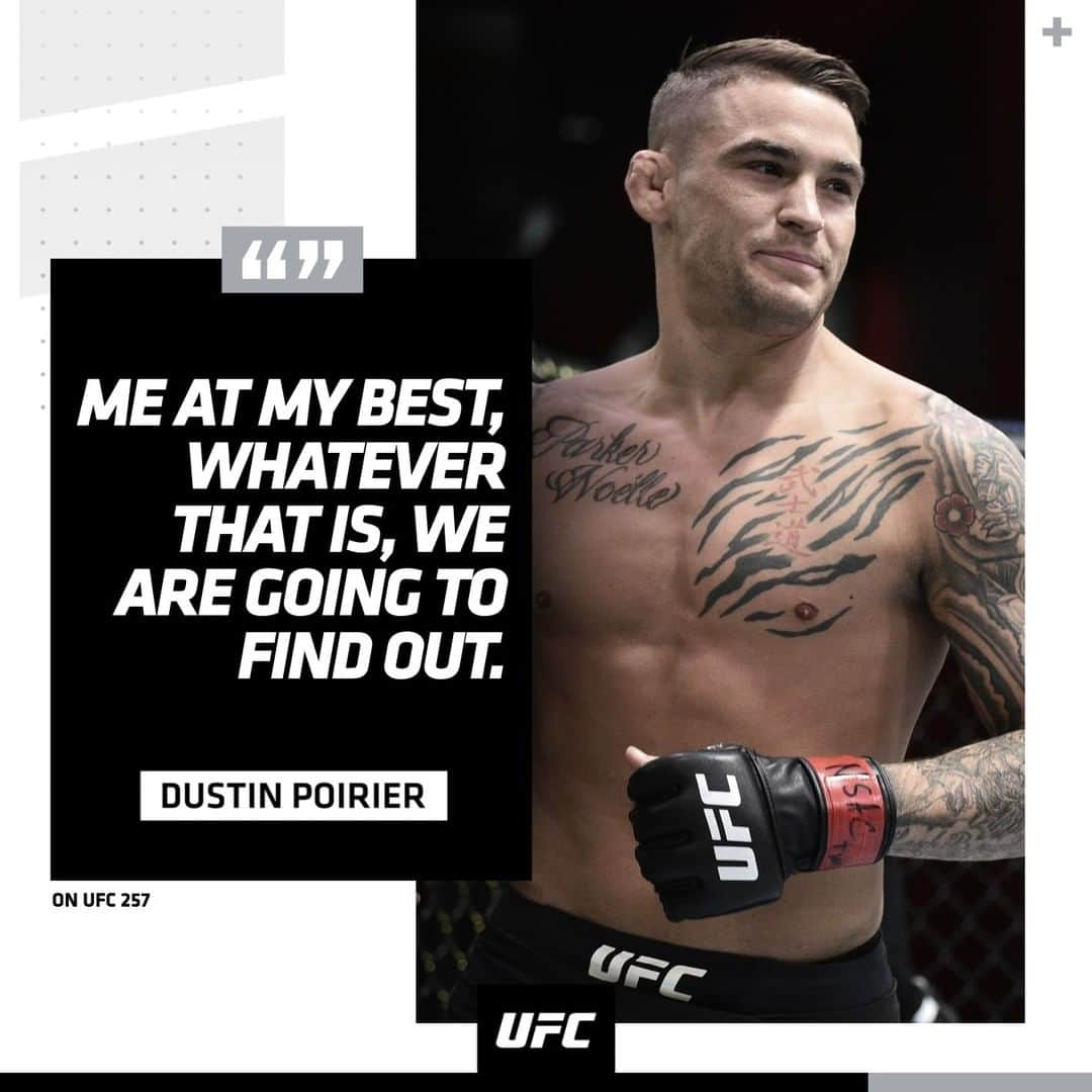 UFCさんのインスタグラム写真 - (UFCInstagram)「💎 @DustinPoirier is bringing the best he has to offer.  [ PPV LINK IN BIO 🔗 #UFC257 #InAbuDhabi @VisitAbuDhabi ]」1月22日 5時03分 - ufc