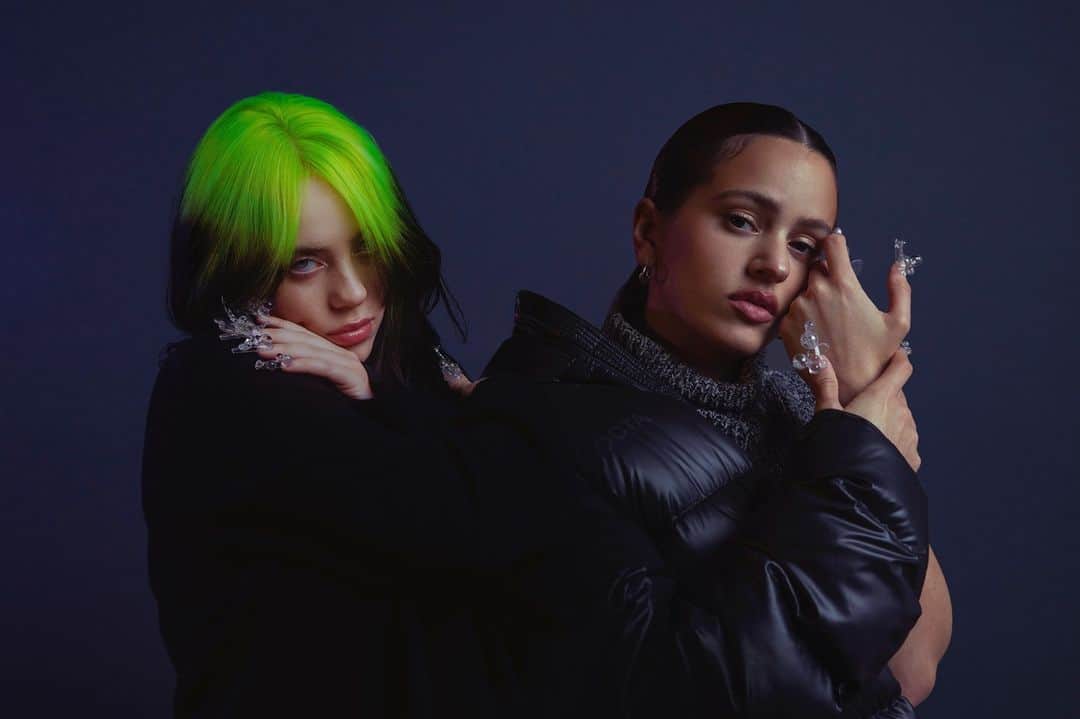 サウンドクラウドのインスタグラム：「Billie Elish (@billieeilish) and ROSALÍA (@rosalia.vt) have teamed up for their long-teased collaboration, with the release of “Lo Vas a Olvidar" - written for HBO's 'Euphoria.' 🧜‍♀️🧞‍♀️⁠ ⁠ ➡️ Stream "Lo Vas a Olvidar" at the link in bio.⁠ ⁠ #NewMusic #FreshPressed」