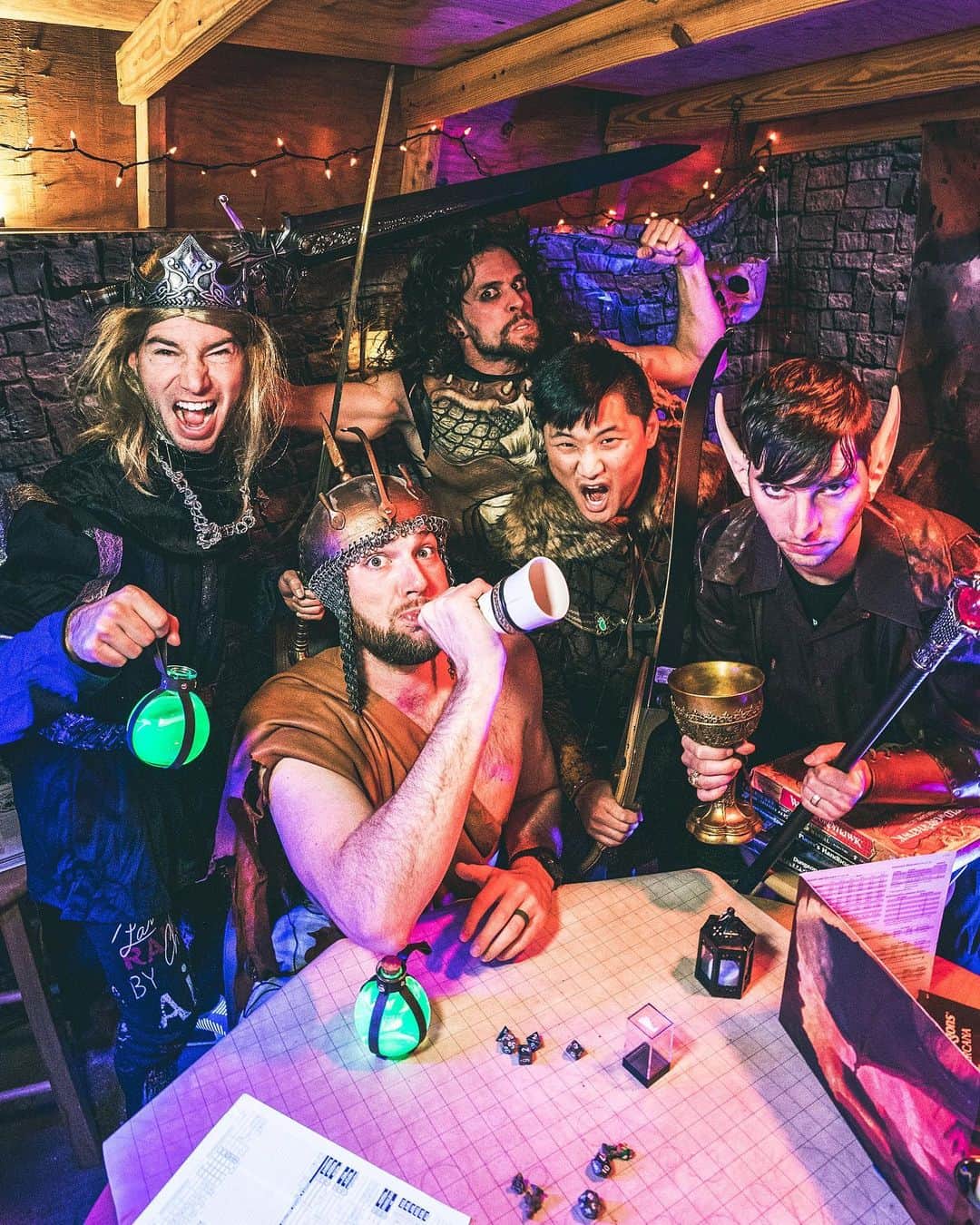 Dude Perfectのインスタグラム：「Dungeons and Dragons, anyone?? 🐲 Game Night Stereotypes is gonna be 🔥🔥🔥」