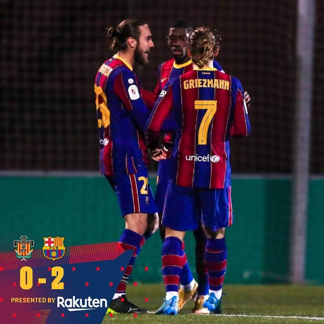 FCバルセロナさんのインスタグラム写真 - (FCバルセロナInstagram)「🏆 Next round! 🏁 Cornella 0-2 Barça」1月22日 7時30分 - fcbarcelona