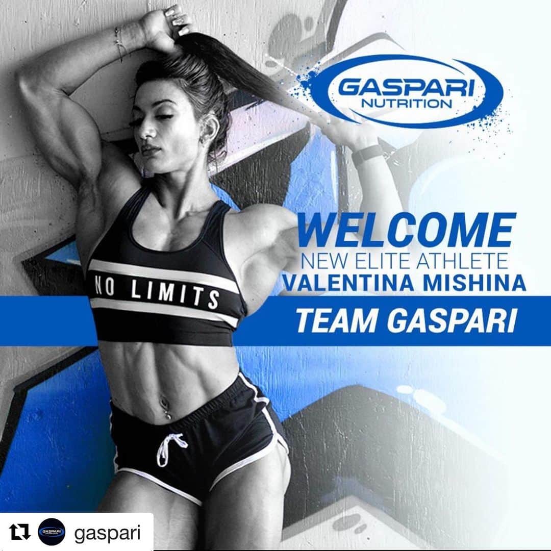 Hidetada Yamagishiさんのインスタグラム写真 - (Hidetada YamagishiInstagram)「#Repost @gaspari with @get_repost ・・・ We’re excited to welcome Valentina Mishina (@mishina_valentina_ifbb_pro) to the #Gaspari Elite Athlete Team 💪🏼 💪🏼 . . . If you live in the U.S. and think you’d be a perfect fit for #TeamGaspari, email TeamGaspari@gasparinutrition.com with links to your social media and a brief explanation why you’d like to join the team! #Gaspari #Proven #GaspariNutrition #Bodybuilding #Fitness #Workout #Exercise #Healthy #RichGaspari #Elite #Athlete #Swole」1月22日 7時48分 - hideyamagishi