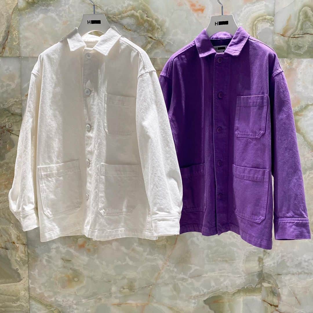 H BEAUTY&YOUTHさんのインスタグラム写真 - (H BEAUTY&YOUTHInstagram)「＜H BEAUTY&YOUTH＞ COTTON DRILL COVERALL ¥29,700-(tax in) Color: White/Purple Size: S/M  #H_beautyandyouth @h_beautyandyouth  #BEAUTYANDYOUTH #Unitedarrows」1月22日 17時38分 - h_beautyandyouth