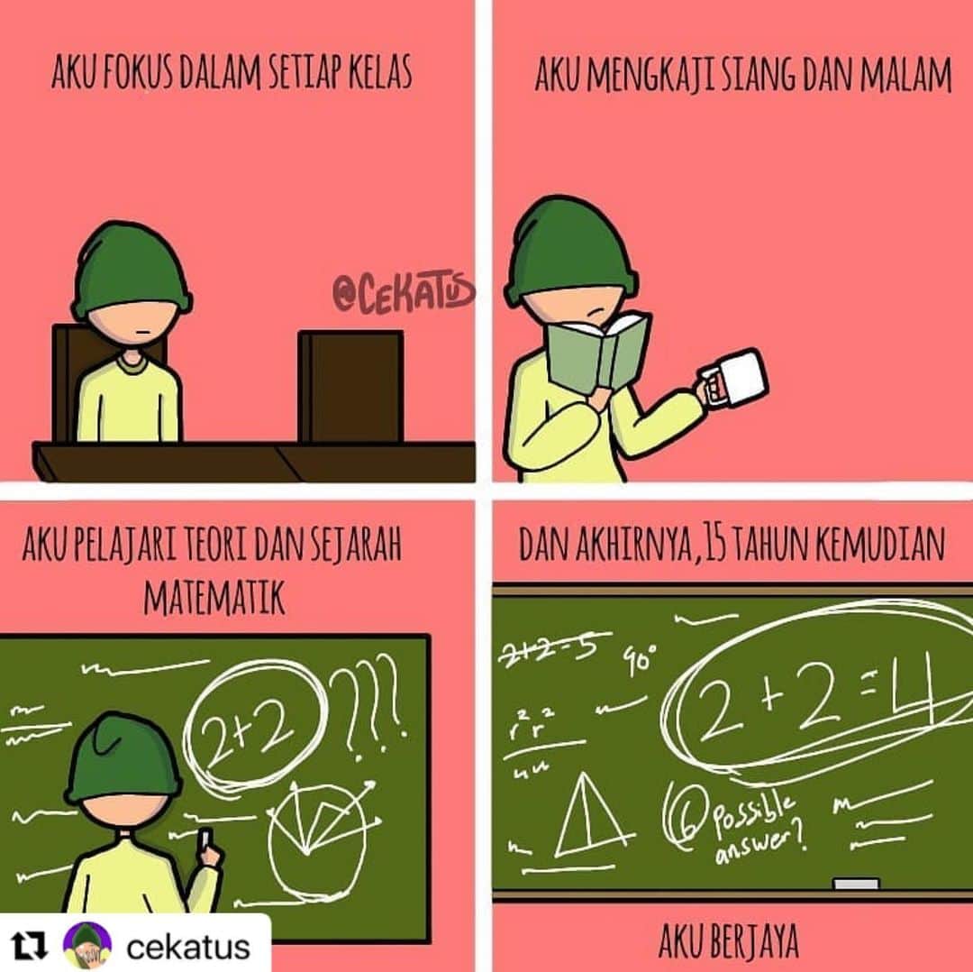 Koleksi Komik Malaysiaさんのインスタグラム写真 - (Koleksi Komik MalaysiaInstagram)「#Repost @cekatus with @make_repost ・・・ Saya mana tahu 3+3 berapa,maklumlah takda SPM . . #gengkomik#komikm#komikmalaysia#cartoon#webcomic#comics#comicstrip#illustration#drawing#digitalart#comic#komik#malaysia#art#painting#digitalpainting#humor#gengkomikmalaysia#lawakhambar#komikstrip#komiklawak#lawak#cekatus」1月22日 17時44分 - tokkmungg_exclusive
