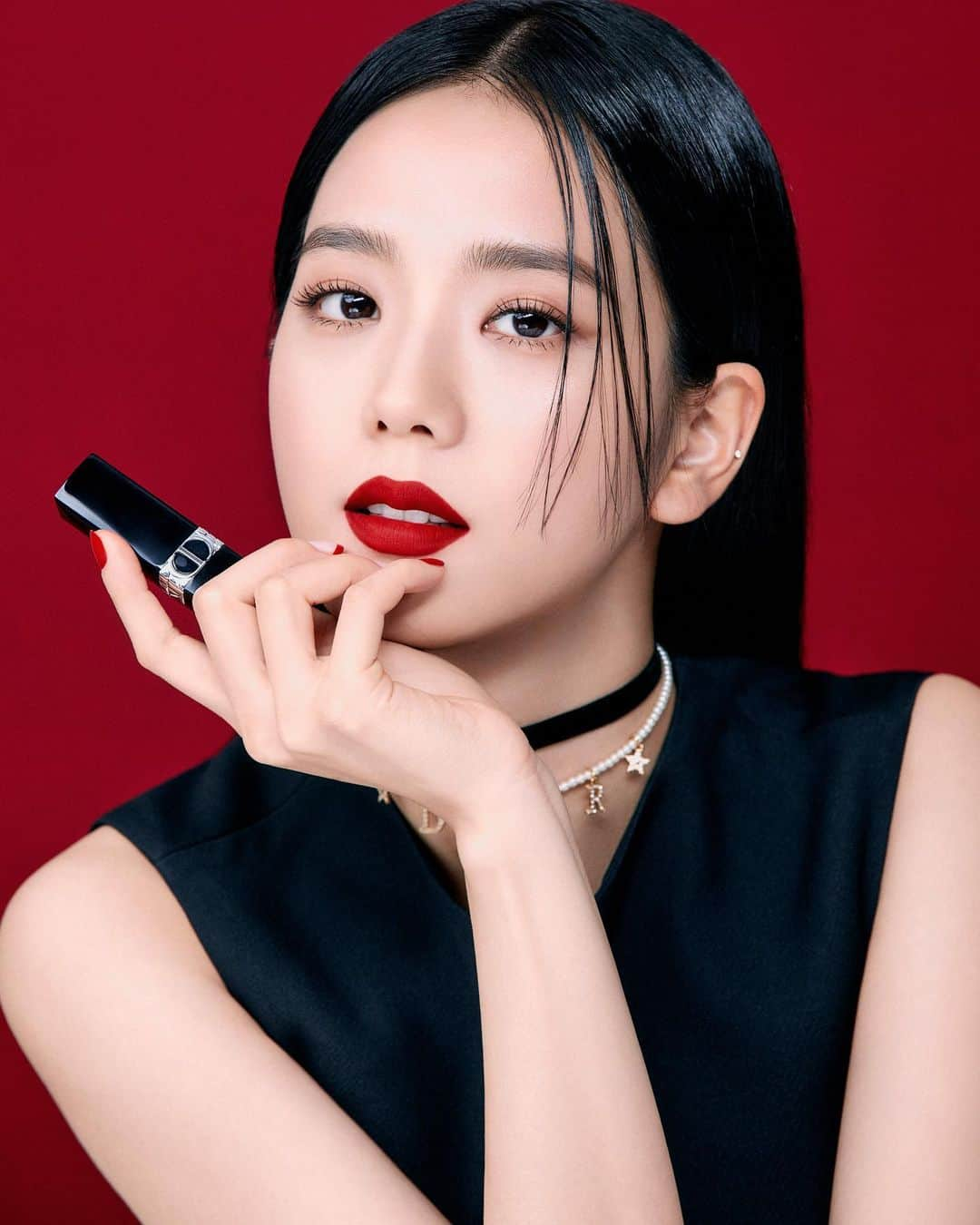 ジスさんのインスタグラム写真 - (ジスInstagram)「#루즈디올벨벳 #999  #rougedior @diormakeup #광고」1月22日 18時06分 - sooyaaa__